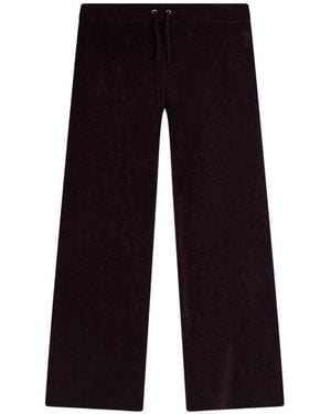 Juicy Couture Pantalon Droit À Logo Brodé - Blue