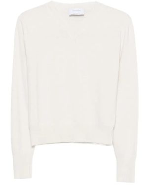Daniele Fiesoli V-Neck Cashmere Jumper - White