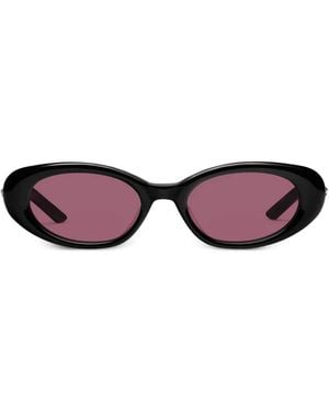 Gentle Monster Loco 01(R) Star-Detail Oval-Frame Sunglasses - Purple