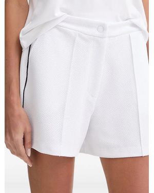 Guess Textured Tailored Shorts - White