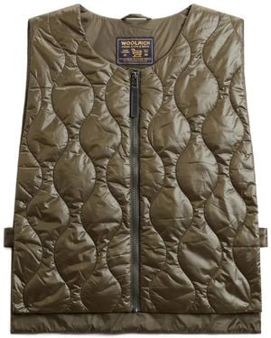 Woolrich Packable Quilted Vest - Green