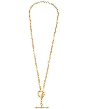 Ben-Amun Collar De Cadena Tipo Trenca - Blanco