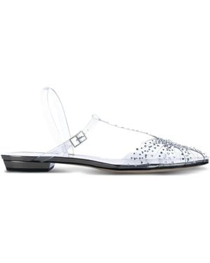Giorgio Armani ビジュートリム サンダル - ホワイト