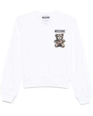 Moschino テディベア スウェットシャツ - ホワイト