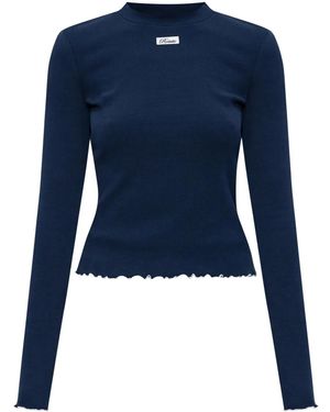 ROTATE BIRGER CHRISTENSEN アップリケ Tシャツ - ブルー
