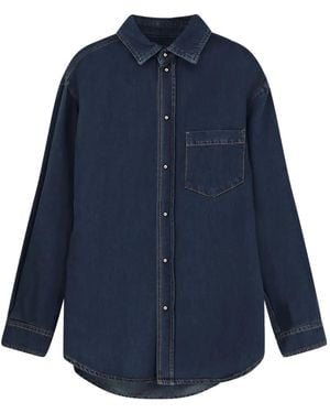 DARKPARK Geknöpftes Anne Jeanshemd - Blau