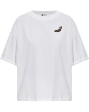Hanro Patch-Detail T-Shirt - White