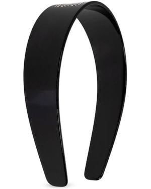 Versace Haarreif Mit Kristallen - Schwarz