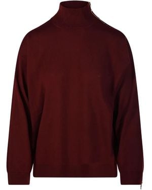 Nude Maglione A Collo Alto - Rosso