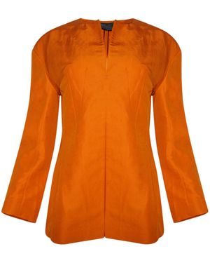 Givenchy Blouse À Design Ouvert - Orange