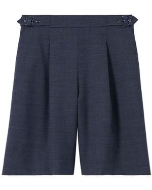 Claudie Pierlot Bermudas Mit Falten - Blau