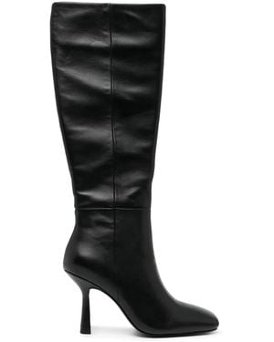 Senso Saryne 90Mm Leather Boots - Black