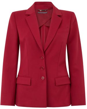 Alberta Ferretti Single-Breasted Blazer - Red