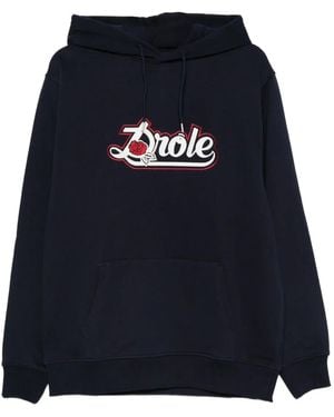 Drole de Monsieur ローズ ロゴ パーカー - ブルー