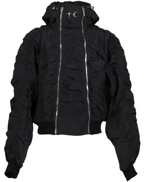 THUG CLUB Logo-Plaque Jacket - Black