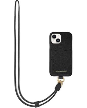 Maison De Sabre Sling Iphone 15 Case - Black