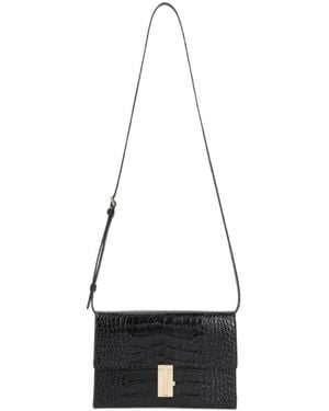 Tom Ford Mia Crocodile-Effect Leather Mini Bag - White