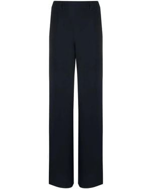 Valentino Garavani High-Waisted Wide-Leg Trousers - Blue
