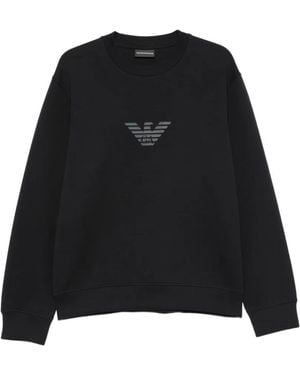 Emporio Armani Pull À Patch Logo - Black