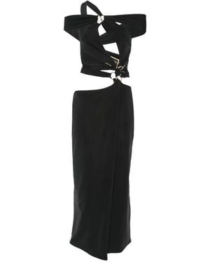 MITILIANE COUTURE Cut-Out Midi Dress - Black