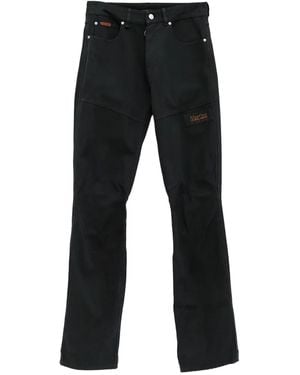 Martine Rose Logo-Appliqué Jeans - Black