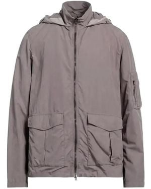 Herno Hooded Multi-Pocket Jacket - Brown