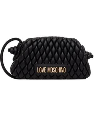 Love Moschino Quilted Shoulder Bag - Black