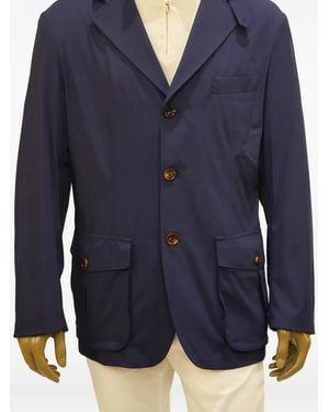 KIRED Piggi Multiple-Pockets Blazer - Blue