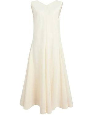KHAITE Tulula Midi Dress - White
