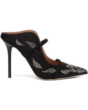Malone Souliers Mules Maureen Con Decorazione 100Mm - Nero