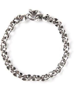 Ugo Cacciatori Skull Detail Bracelet - Mettallic