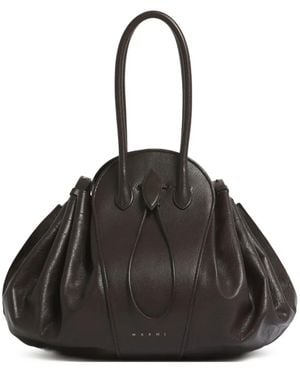 Marni Borsa A Mano Tulipea Grande - Nero