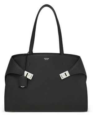 Ferragamo Bolso de hombro Hug - Negro