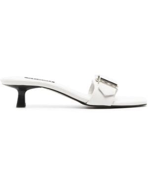 Senso Tommie Buckle-Detail Sandals - White