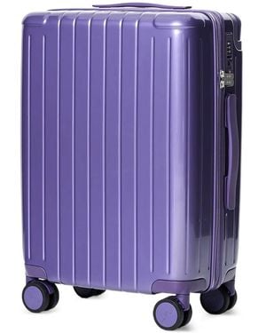 Lufly Valise Cabine Légère À Rainures - Violet