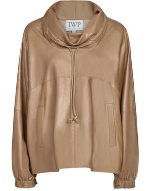 Twp Hoodie À Lien De Resserrage - Marron