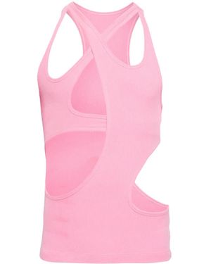 Natasha Zinko Tanktop Mit Cut-Outs - Pink