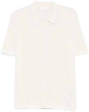 Roberto Collina Short-Sleeve Knit Shirt - White