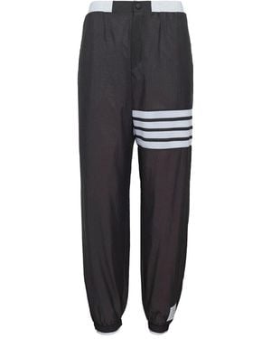 Thom Browne Jogginghose Mit Streifen - Schwarz
