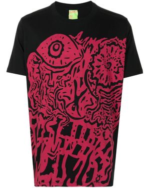 Amir Slama Slamb Vampire Cotton T-Shirt - Red