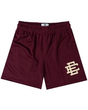 Eric Emanuel Mesh Shorts - Purple