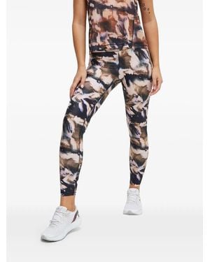 Casall Space Abstract-Print Leggings - Black