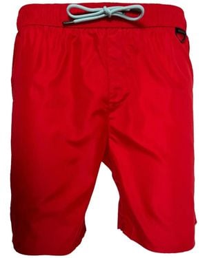 Iceberg Bañador con placa del logo - Rojo