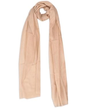 LA ROSE Fine-Knit Scarf - White