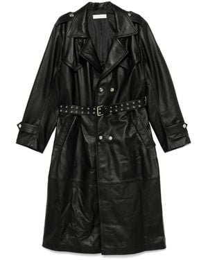 Ludovic de Saint Sernin Amanda Trench Coat - Black