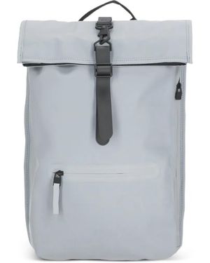 Rains Rolltop Buckle Backpack - Grey