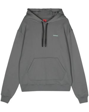 Ferrari Hoodie Mit Tiefen Schultern - Grau