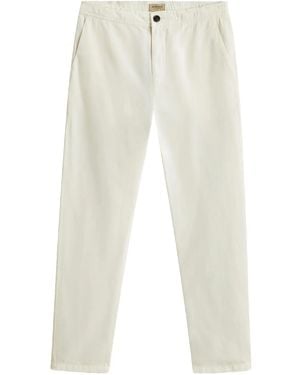 Woolrich Linen Trousers - White