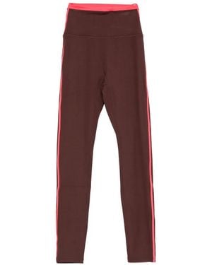 P.E Nation Radar Side-Stripe Leggings - Red