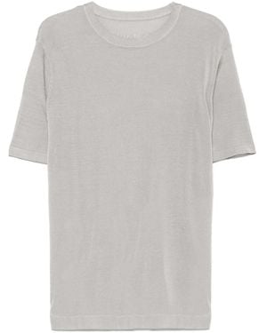 Isa Boulder Fine-Knit T-Shirt - Grey